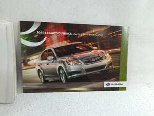 2010 Subaru Legacy Owners Manual Book Guide P/N:A2460BE-A OEM Used Auto Parts