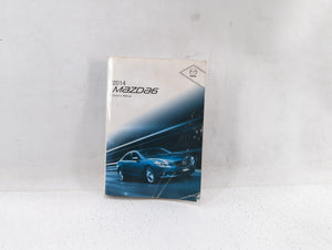 2014 Mazda 6 Owners Manual Book Guide P/N:8DL2-EA-13F 9999-95-078C-14R1 OEM Used Auto Parts