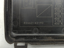 2006-2012 Toyota Rav4 Fusebox Fuse Box Panel Relay Module P/N:82662-42170 82662-0R020 Fits 2006 2007 2008 2009 2010 2011 2012 OEM Used Auto Parts