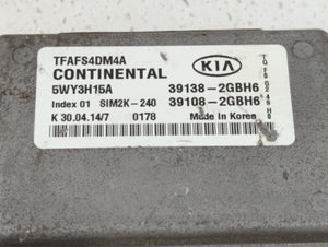 2015 Kia Optima PCM Engine Computer ECU ECM PCU OEM P/N:39138-2GBH6 39108-2GBH6 Fits OEM Used Auto Parts