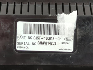 2018-2019 Ford Escape Climate Control Module Temperature AC/Heater Replacement P/N:GJ5T-18C612-CJ GJ5T-18C612-CH Fits 2018 2019 OEM Used Auto Parts