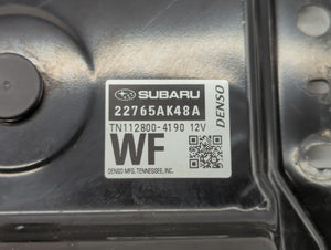 2017 Subaru Legacy PCM Engine Computer ECU ECM PCU OEM P/N:22765AK48B 22765AK48D Fits OEM Used Auto Parts
