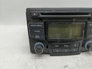 2012-2014 Hyundai Sonata Radio AM FM Cd Player Receiver Replacement P/N:96180-3Q700 Fits 2012 2013 2014 OEM Used Auto Parts