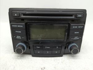 2012-2014 Hyundai Sonata Radio AM FM Cd Player Receiver Replacement P/N:96180-3Q700 Fits 2012 2013 2014 OEM Used Auto Parts