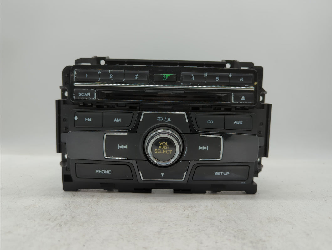 2013-2015 Honda Civic Radio AM FM Cd Player Receiver Replacement P/N:39100-TR3-A314-M1 39100-TS8-L314-M1 Fits 2013 2014 2015 OEM Used Auto Parts