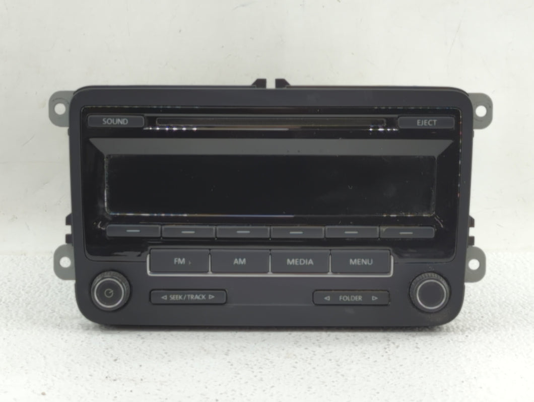 2014-2016 Volkswagen Beetle Radio AM FM Cd Player Receiver Replacement P/N:1K0 035 164 H 1K0 035 164 F Fits 2014 2015 2016 2017 OEM Used Auto Parts