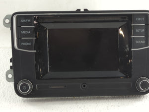 2016-2017 Volkswagen Jetta Radio AM FM Cd Player Receiver Replacement P/N:561 035 150 A 5C0 035 200 Fits 2016 2017 OEM Used Auto Parts