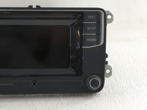 2016-2017 Volkswagen Jetta Radio AM FM Cd Player Receiver Replacement P/N:561 035 150 A 5C0 035 200 Fits 2016 2017 OEM Used Auto Parts