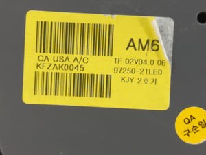 2014-2015 Kia Optima Climate Control Module Temperature AC/Heater Replacement P/N:97250-2TXXX 97250-2TLE0 Fits 2014 2015 OEM Used Auto Parts