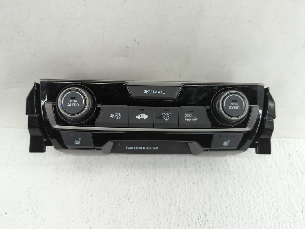 2016-2018 Honda Civic Climate Control Module Temperature AC/Heater Replacement P/N:79600TGGA610M1 79600-TBA-C410-M1 Fits OEM Used Auto Parts