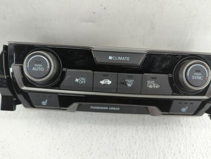 2016-2018 Honda Civic Climate Control Module Temperature AC/Heater Replacement P/N:79600TGGA610M1 79600-TBA-C410-M1 Fits OEM Used Auto Parts