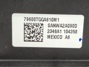 2016-2018 Honda Civic Climate Control Module Temperature AC/Heater Replacement P/N:79600TGGA610M1 79600-TBA-C410-M1 Fits OEM Used Auto Parts