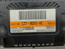 2013 Ford Escape Climate Control Module Temperature AC/Heater Replacement P/N:CJ5T-18C612-AE Fits OEM Used Auto Parts