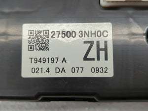 2014-2017 Nissan Leaf Climate Control Module Temperature AC/Heater Replacement P/N:27500 3NH0C Fits 2014 2015 2016 2017 OEM Used Auto Parts