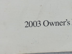 2003 Honda Civic Owners Manual Book Guide OEM Used Auto Parts