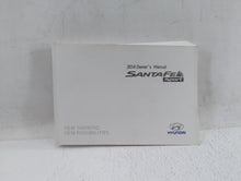 2014 Hyundai Santa Fe Sport Owners Manual Book Guide OEM Used Auto Parts