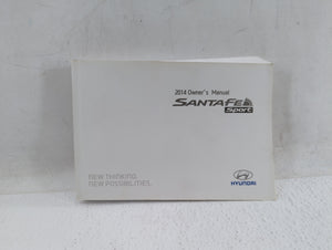 2014 Hyundai Santa Fe Sport Owners Manual Book Guide OEM Used Auto Parts