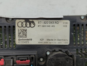 2009-2012 Audi A4 Climate Control Module Temperature AC/Heater Replacement P/N:8T1 820 043 AK 8T1 820 043 AL Fits OEM Used Auto Parts