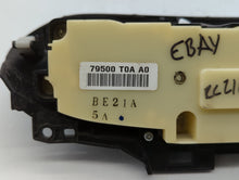 2012 Honda Cr-v Climate Control Module Temperature AC/Heater Replacement P/N:79500T0AA012M 79500 T0A C0 Fits OEM Used Auto Parts