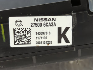 2019 Nissan Altima Climate Control Module Temperature AC/Heater Replacement P/N:27500 6CA3A Fits OEM Used Auto Parts