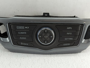 2017 Nissan Pathfinder Radio Control Panel