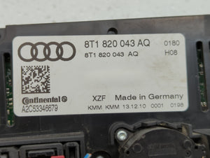 2009-2012 Audi A4 Climate Control Module Temperature AC/Heater Replacement P/N:8T1 820 043 AK 8T1 820 043 AL Fits OEM Used Auto Parts