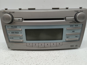 2007-2009 Toyota Camry Radio AM FM Cd Player Receiver Replacement P/N:86120-06182 86120-33890 Fits 2007 2008 2009 OEM Used Auto Parts