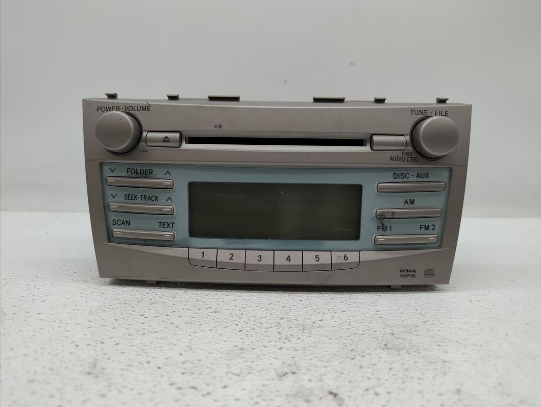 2007-2009 Toyota Camry Radio AM FM Cd Player Receiver Replacement P/N:86120-06182 86120-33890 Fits 2007 2008 2009 OEM Used Auto Parts