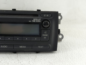 2012-2014 Toyota Prius C Radio AM FM Cd Player Receiver Replacement P/N:86120-52D10 Fits 2012 2013 2014 OEM Used Auto Parts