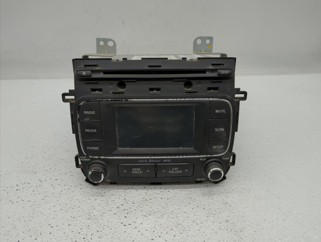 2015-2016 Kia Forte Radio AM FM Cd Player Receiver Replacement P/N:96160-A710WK 96180-A7290WK Fits 2015 2016 OEM Used Auto Parts