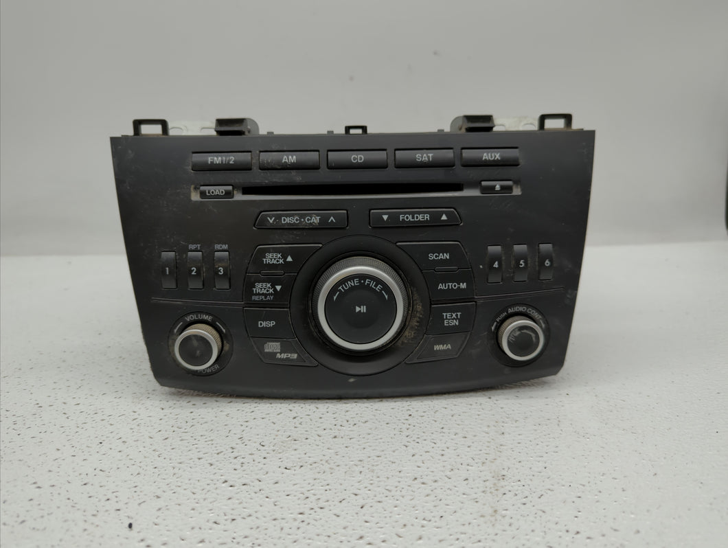 2012-2013 Mazda 3 Radio AM FM Cd Player Receiver Replacement P/N:BGV4 66 AR0 BGV7 66 DV0 Fits 2012 2013 OEM Used Auto Parts