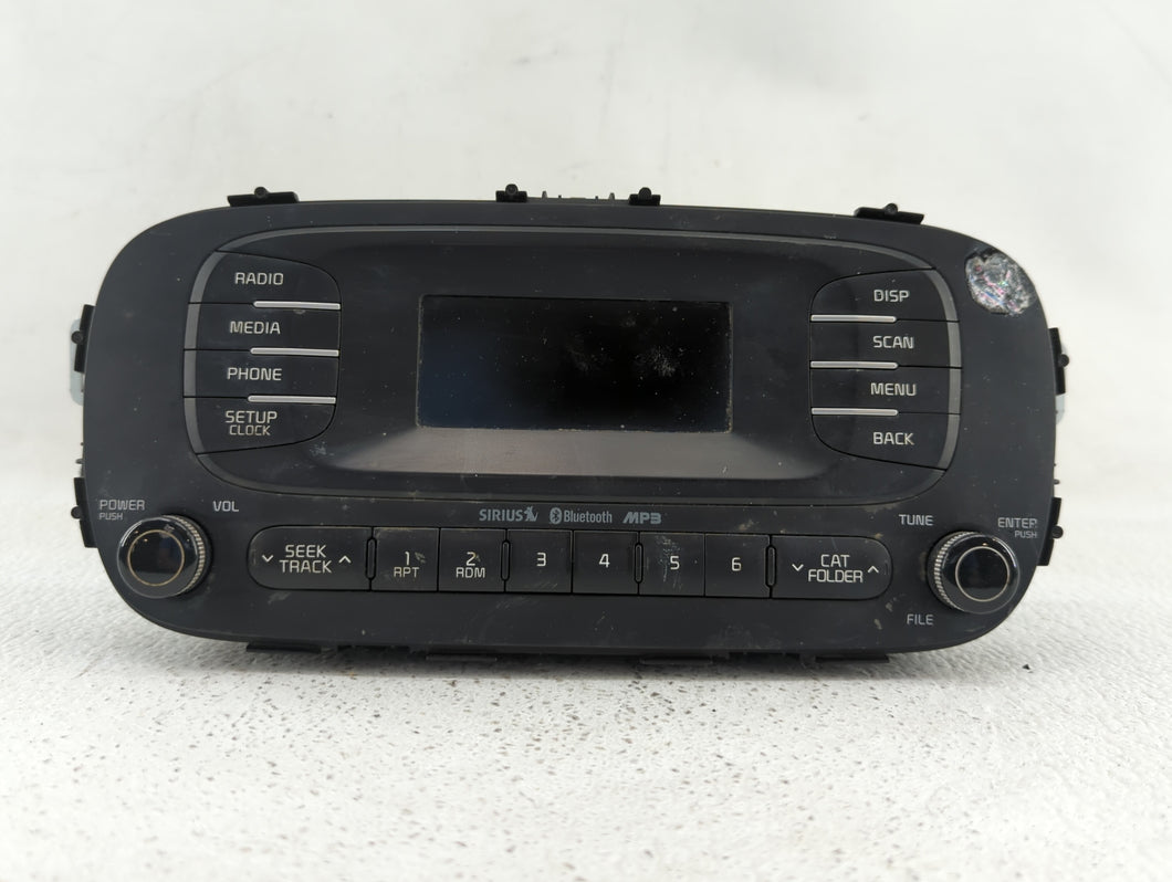 2014-2016 Kia Soul Radio AM FM Cd Player Receiver Replacement P/N:96170B2090 96170-B2090CA Fits 2014 2015 2016 OEM Used Auto Parts