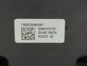 2013-2015 Honda Civic Climate Control Module Temperature AC/Heater Replacement P/N:79500TR6A013M1 Fits 2013 2014 2015 OEM Used Auto Parts