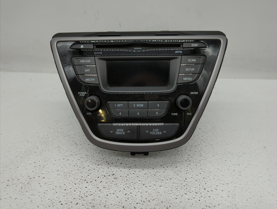 2013-2013 Hyundai Elantra Radio Control Panel