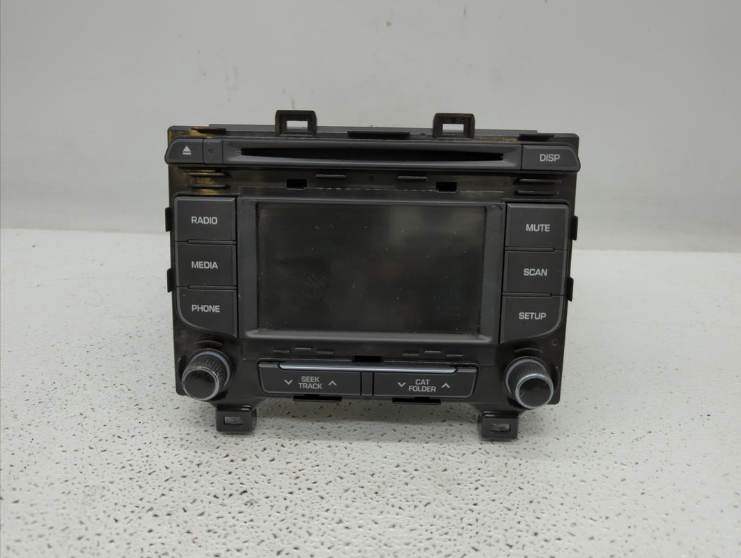 2015-2017 Hyundai Sonata Radio AM FM Cd Player Receiver Replacement P/N:96180-C2000 96180-C20004X Fits 2015 2016 2017 OEM Used Auto Parts