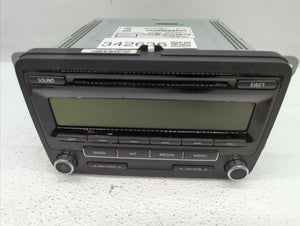 2011-2014 Volkswagen Jetta Radio AM FM Cd Player Receiver Replacement P/N:1K0 035 164 1K0 035 164 F Fits 2010 2011 2012 2013 2014 OEM Used Auto Parts