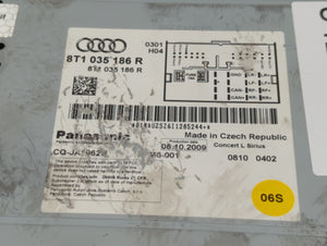 2010-2012 Audi A4 Quattro Radio AM FM Cd Player Receiver Replacement P/N:8T1 035 186 R 4G0035082C Fits OEM Used Auto Parts