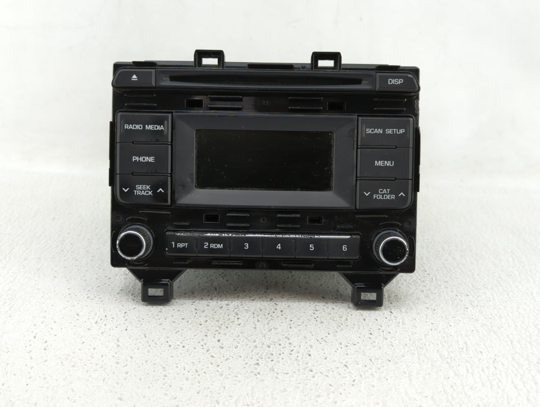 2016-2017 Hyundai Sonata Radio AM FM Cd Player Receiver Replacement P/N:96160-C20004X 96170-C20504X Fits 2016 2017 OEM Used Auto Parts