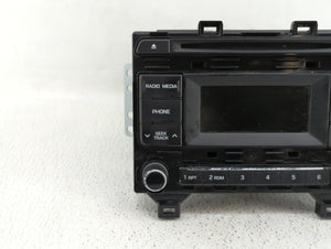 2016-2017 Hyundai Sonata Radio AM FM Cd Player Receiver Replacement P/N:96160-C20004X 96170-C20504X Fits 2016 2017 OEM Used Auto Parts