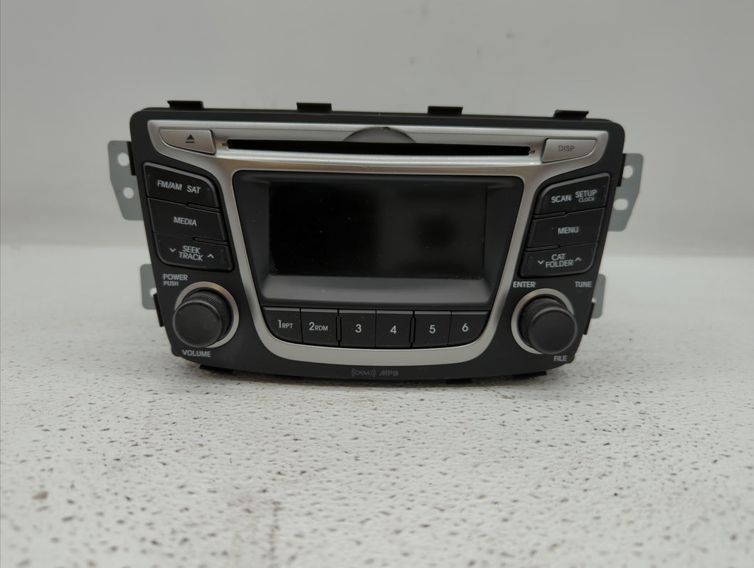 2016 Hyundai Accent Radio AM FM Cd Player Receiver Replacement P/N:96170-1R111 96170-1R111RDR Fits OEM Used Auto Parts