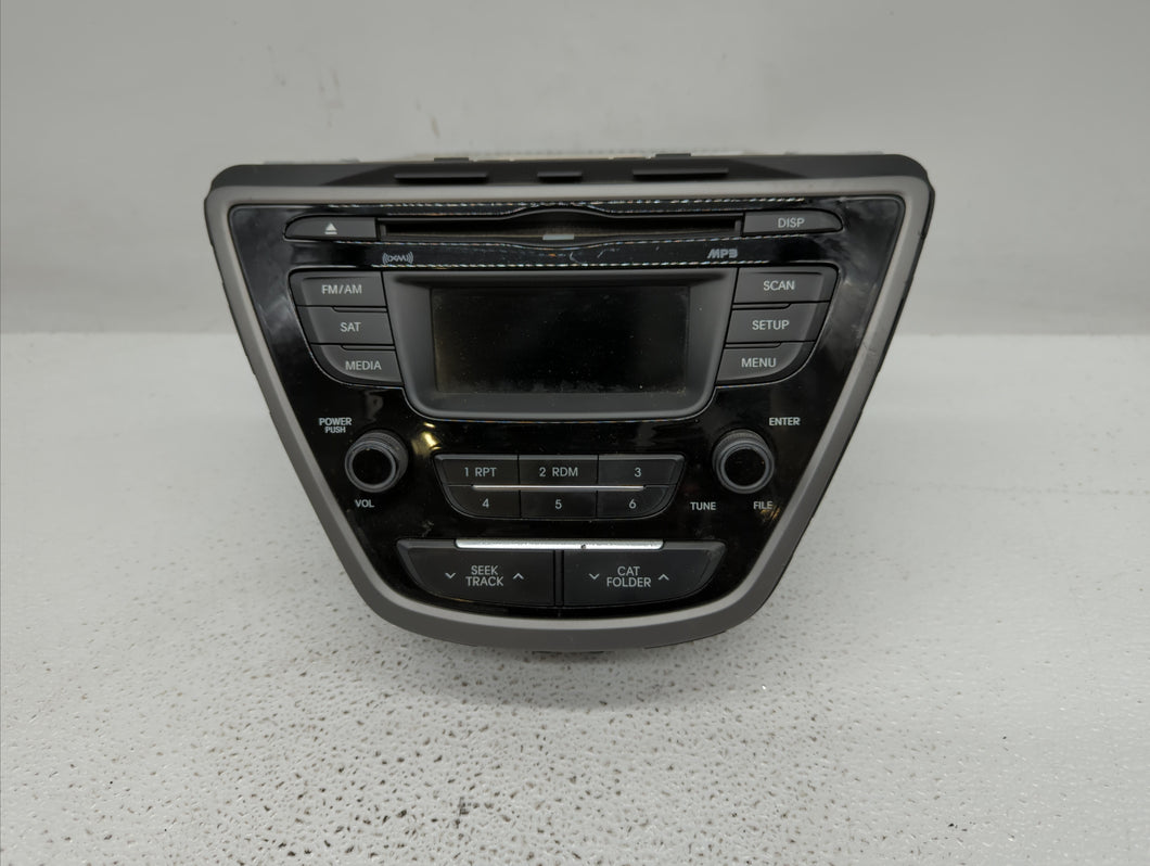 2014-2016 Hyundai Elantra Radio Control Panel