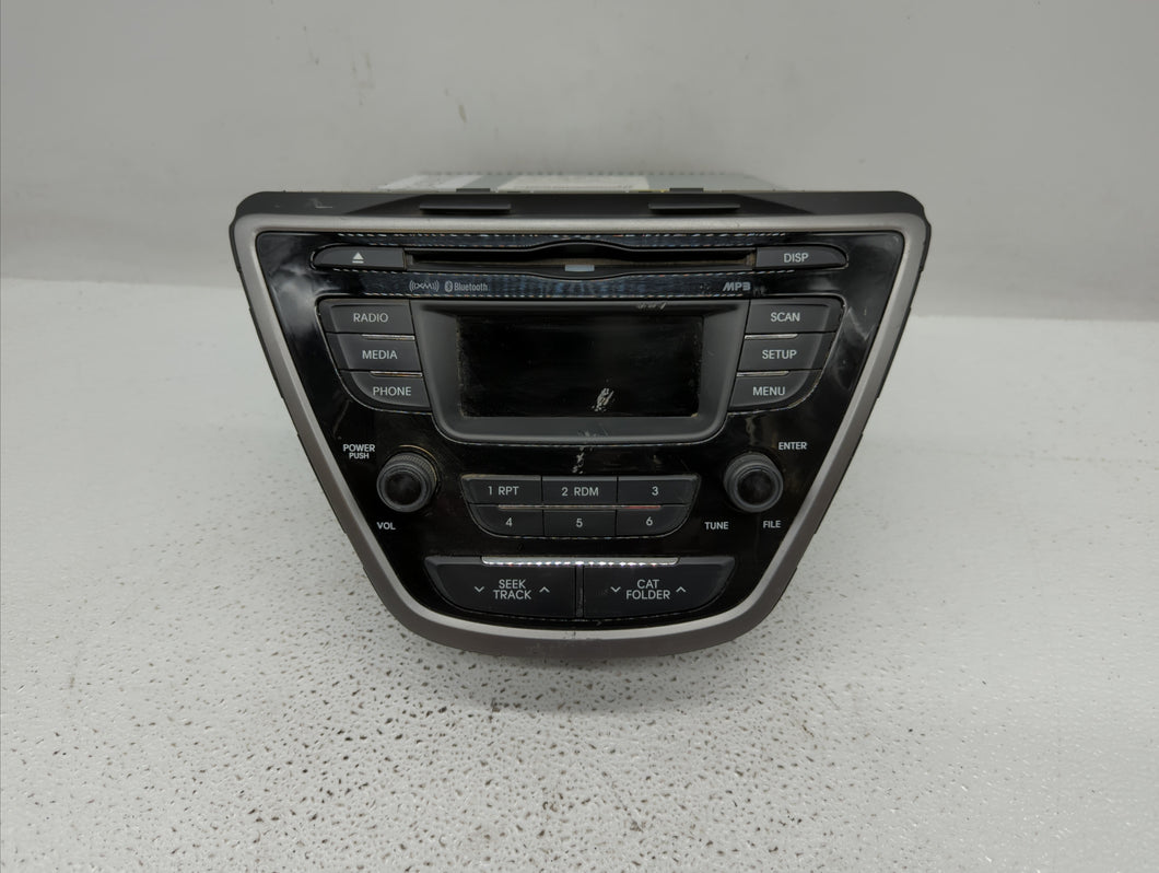 2013 Hyundai Elantra Radio AM FM Cd Player Receiver Replacement P/N:96170-3X165RA5 Fits OEM Used Auto Parts