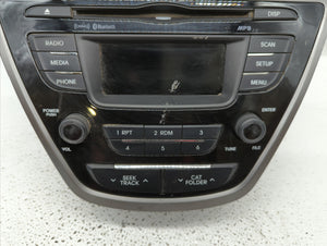 2013 Hyundai Elantra Radio AM FM Cd Player Receiver Replacement P/N:96170-3X165RA5 Fits OEM Used Auto Parts