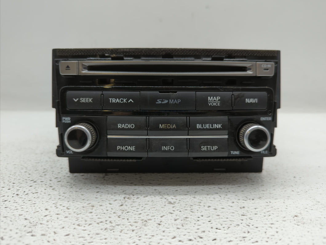 2015-2017 Hyundai Azera Radio AM FM Cd Player Receiver Replacement P/N:96560-3V530VD4 Fits 2015 2016 2017 OEM Used Auto Parts