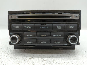 2015-2017 Hyundai Azera Radio AM FM Cd Player Receiver Replacement P/N:96560-3V530VD4 Fits 2015 2016 2017 OEM Used Auto Parts