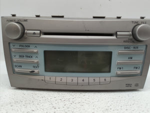 2007-2009 Toyota Camry Radio AM FM Cd Player Receiver Replacement P/N:86120-06182 86120-33890 Fits 2007 2008 2009 OEM Used Auto Parts