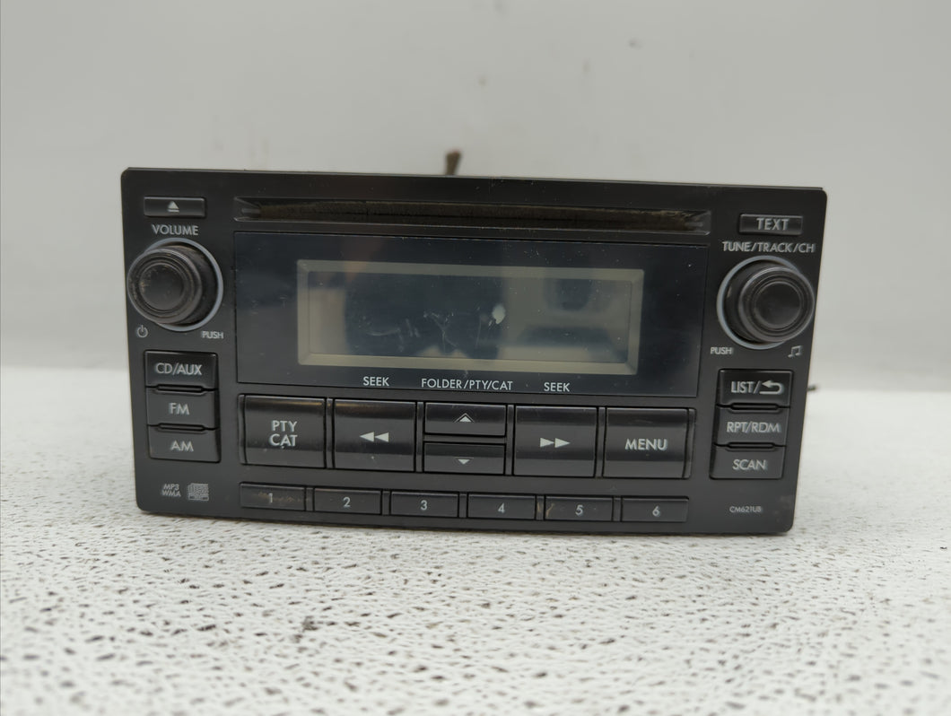 2012-2014 Subaru Impreza Radio AM FM Cd Player Receiver Replacement P/N:86201FJ600 86201FJ620 Fits 2012 2013 2014 OEM Used Auto Parts