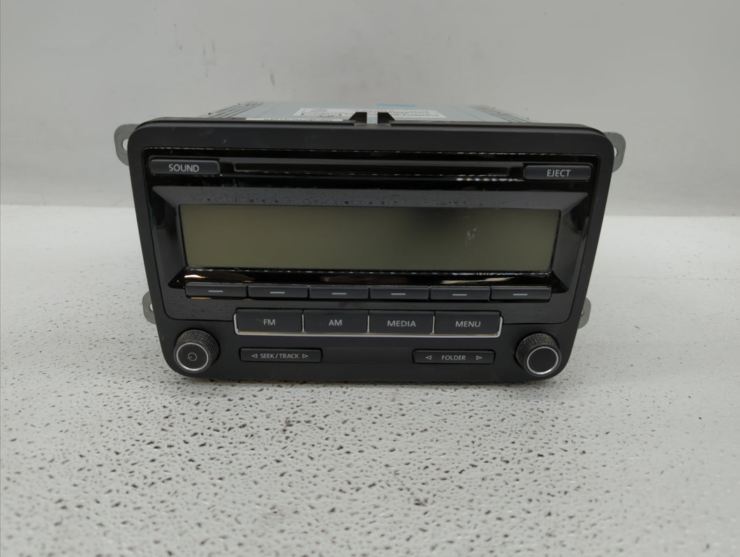 2015-2017 Volkswagen Jetta Radio AM FM Cd Player Receiver Replacement P/N:1K0 035 164 H 1K0035164J Fits 2015 2016 2017 OEM Used Auto Parts