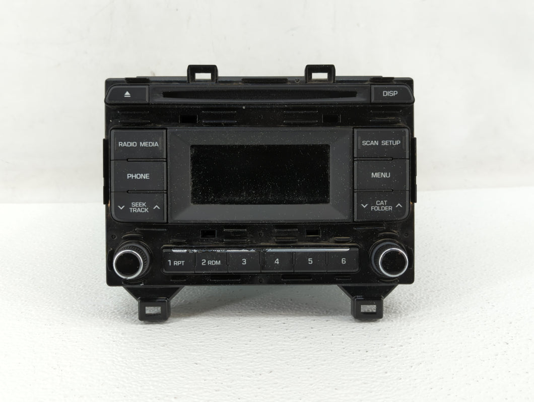 2016-2017 Hyundai Sonata Radio AM FM Cd Player Receiver Replacement P/N:96160-C20004X 96170-C20504X Fits 2016 2017 OEM Used Auto Parts