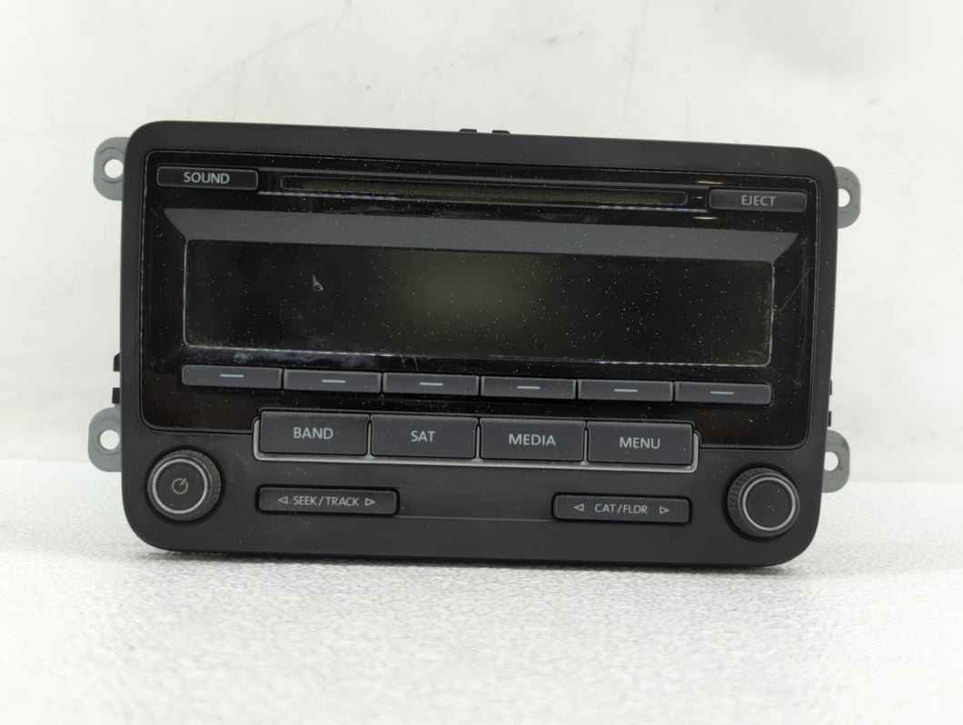 2015-2017 Volkswagen Jetta Radio AM FM Cd Player Receiver Replacement P/N:1K0 035 164 H 1K0 035 164 F Fits 2014 2015 2016 2017 OEM Used Auto Parts